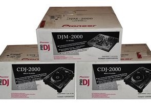 CDJ-2000 PAIRE DJ DVD LECTEUR CD & DJM-2000